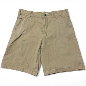 Carhartt Force Cargo Shorts Khaki Men's Size 36 Relaxed Fit Work Skater Y2K
